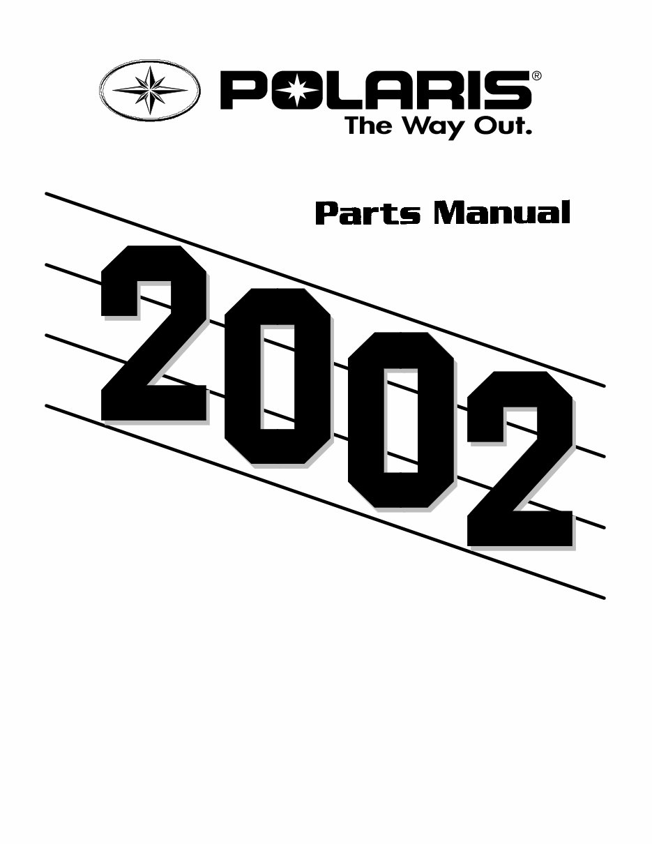 Polaris Sportsman 500 2002 Factory Service & Work Shop Manual preview img 1