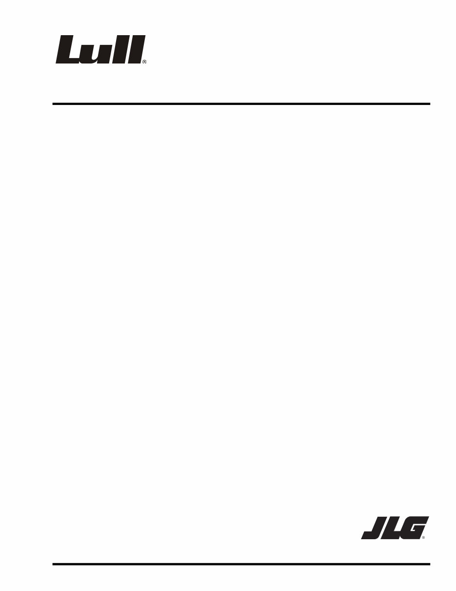 LULL 1044C54 Forklift ILLUSTRATED Parts Manual preview img 1