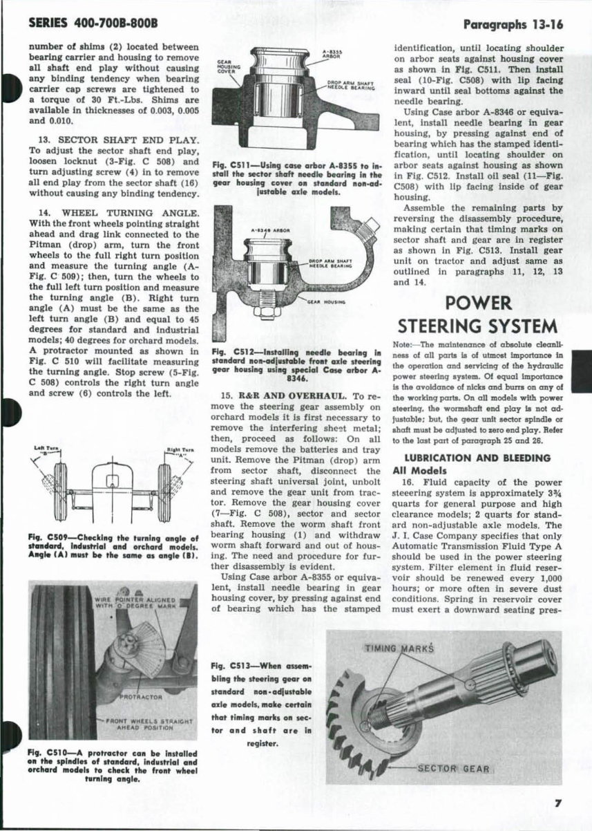Case 701B, 703B, 711B, 713B Tractor Workshop Service Repair Manual - preview img 7