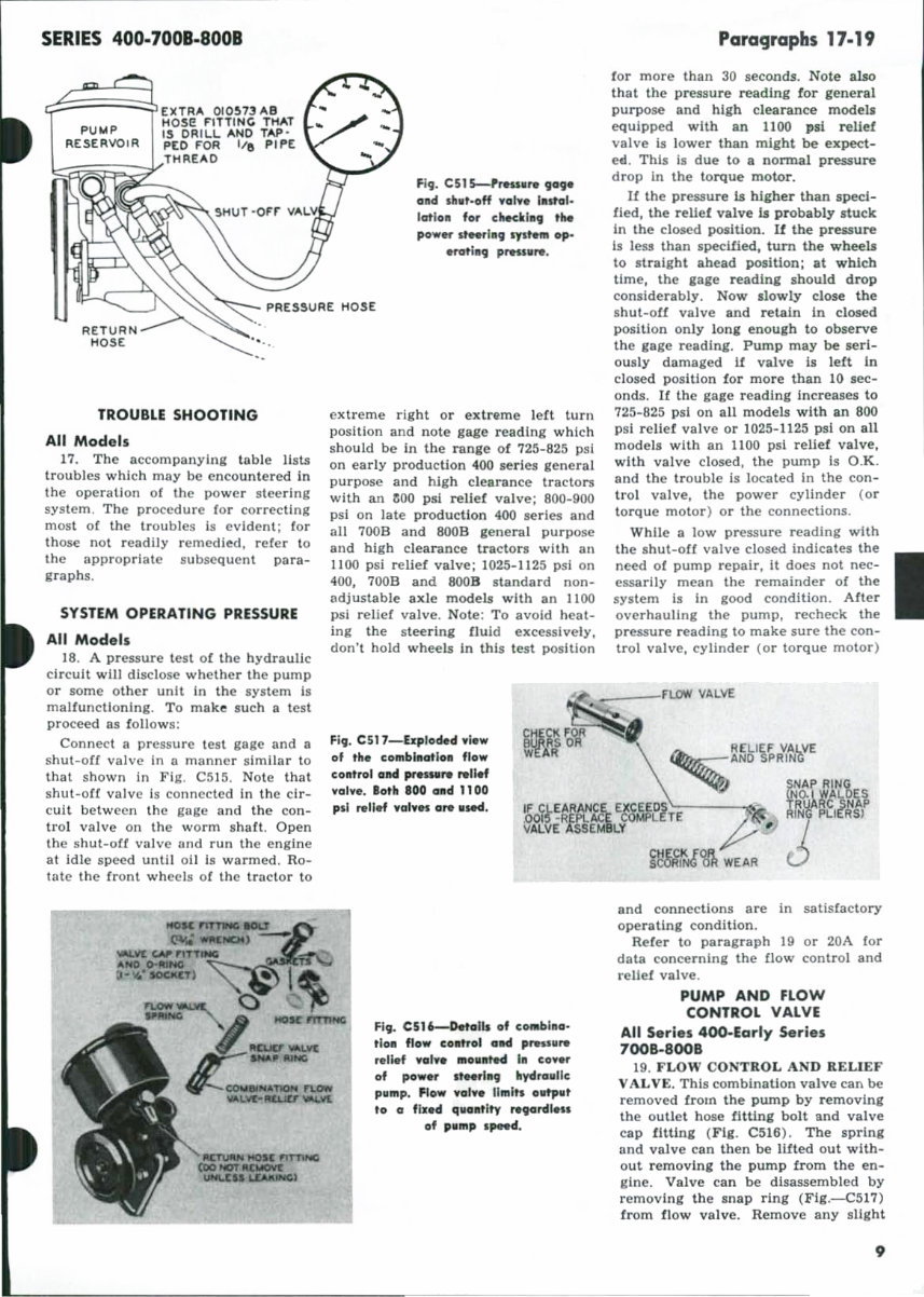 Case 701B, 703B, 711B, 713B Tractor Workshop Service Repair Manual - preview img 9