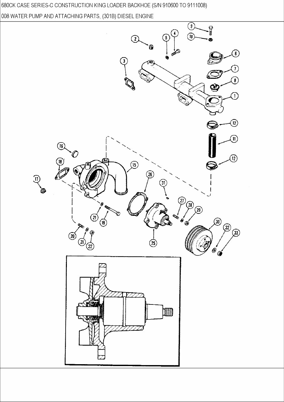 CASE 680C CK BACKHOE Loader Parts Catalog Manual preview img 5
