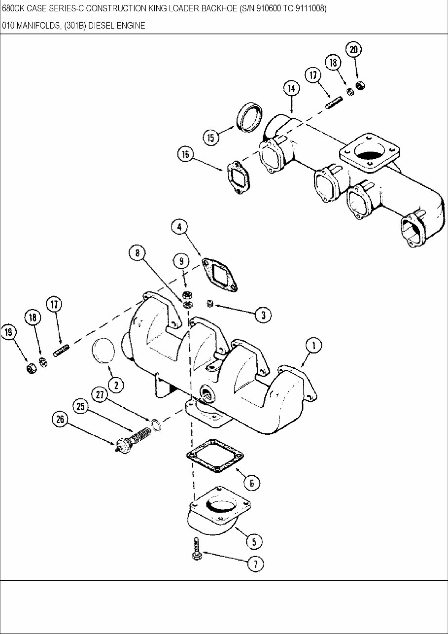 CASE 680C CK BACKHOE Loader Parts Catalog Manual preview img 7