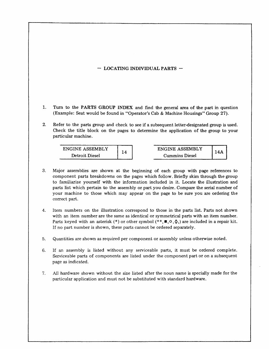 KOEHRING Hydraulic Excavator 6625 Parts Manual preview img 3