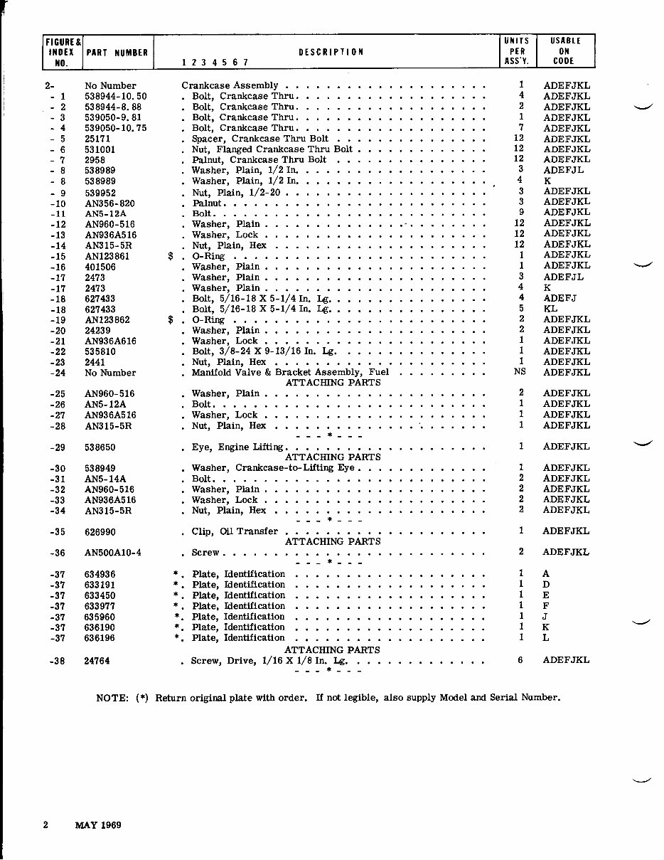 Continental Aircraft Engines IO-520 Parts Manual preview img 7