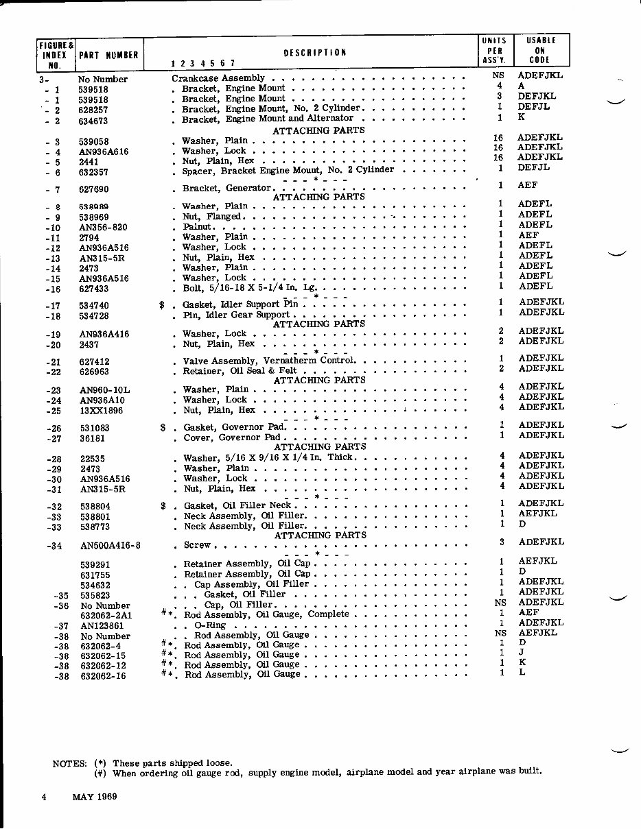 Continental Aircraft Engines IO-520 Parts Manual preview img 9