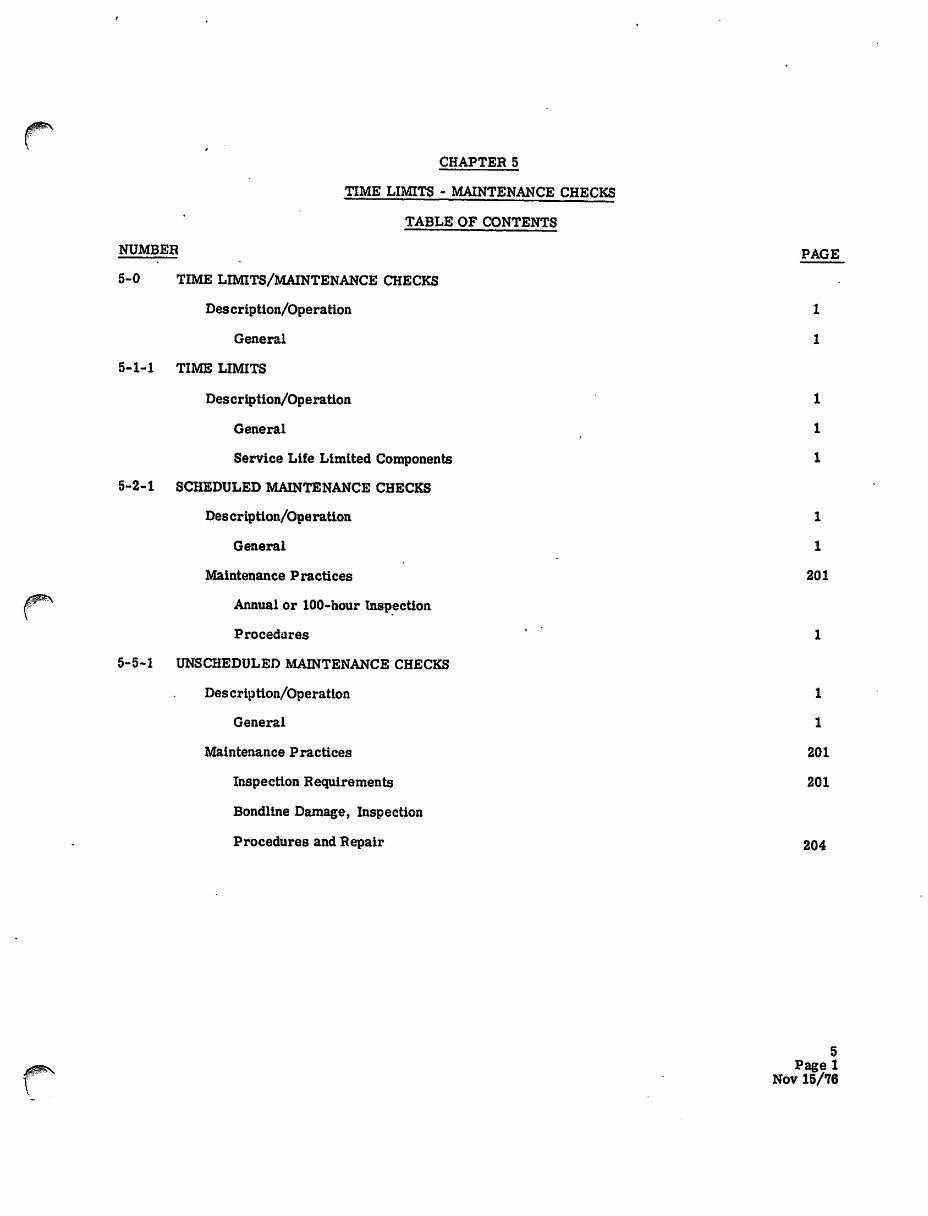 Grumman AA5 Traveler Cheetah Tiger Maintenance Manual preview img 7