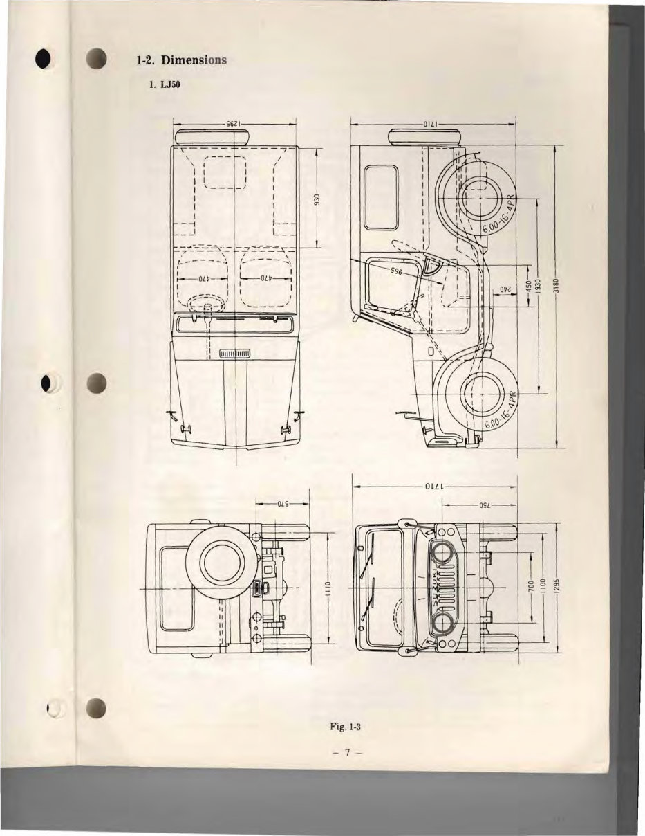 SUZUKI LJ50 LJ50V 4WD JIMNY & VAN FACTORY Workshop Manual preview img 6