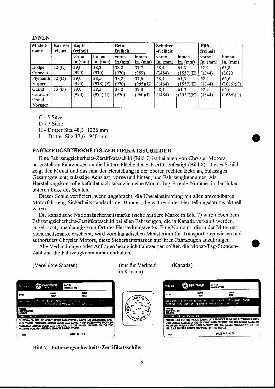 1984-1995 Chrysler & Plymouth Voyager, Dodge Grand Caravan Repair Manual preview img 8
