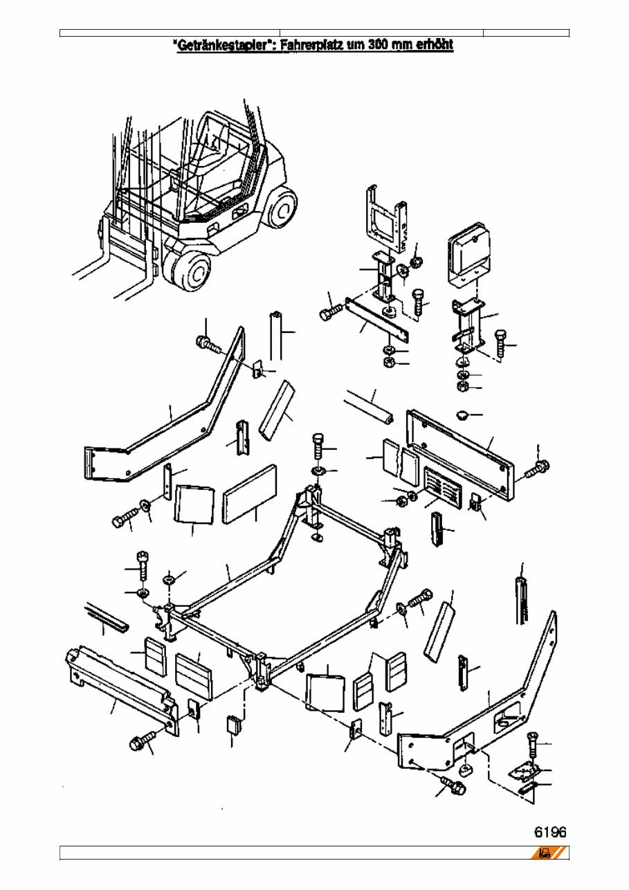 STILL LPG FORK Truck R70-20T R70-25T R70-30T Illustrated Master Parts List Manual (Ident-Nr.155405 R7038 R7039 R7040) preview img 7