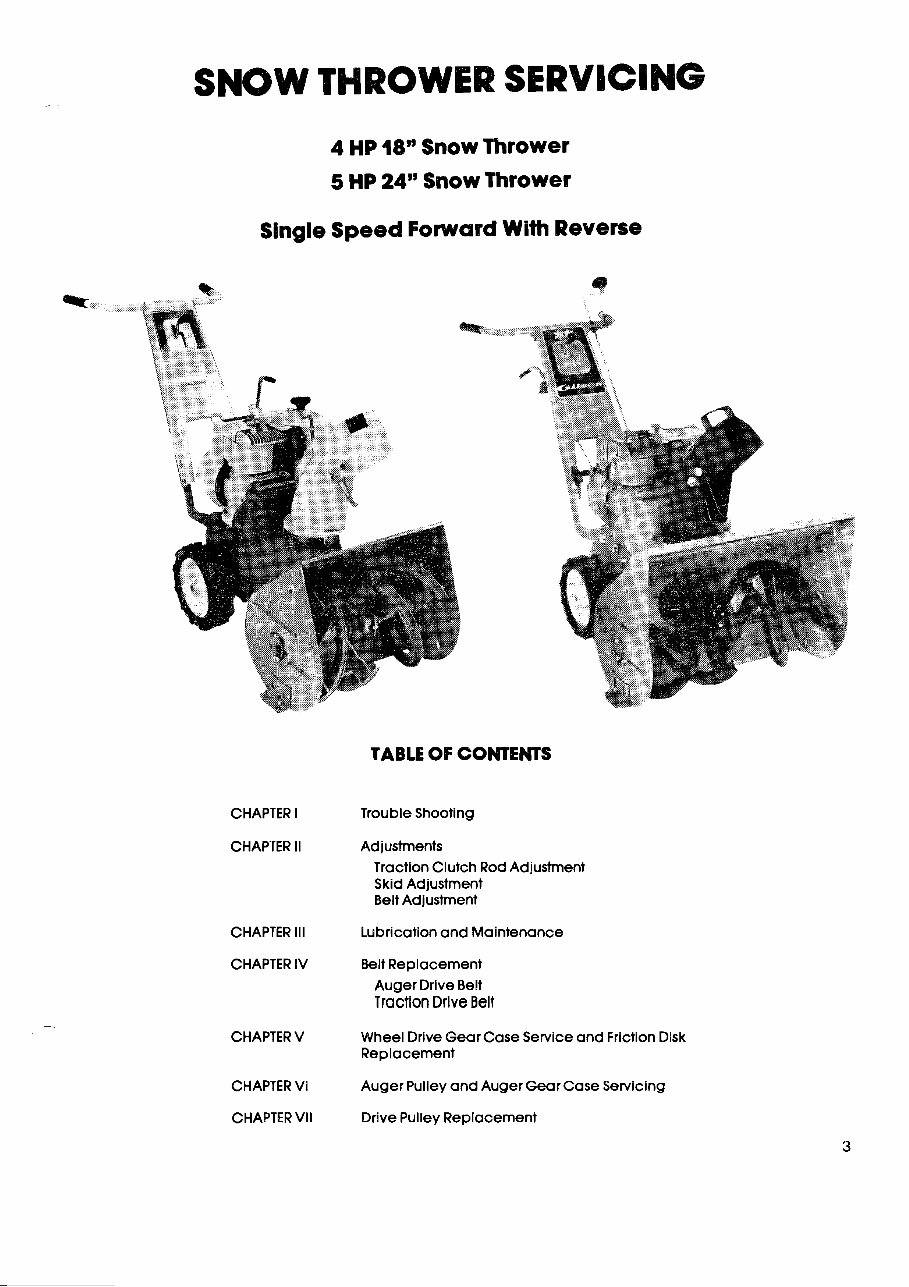Gilson Snow Thrower service repair manual maintenance preview img 3