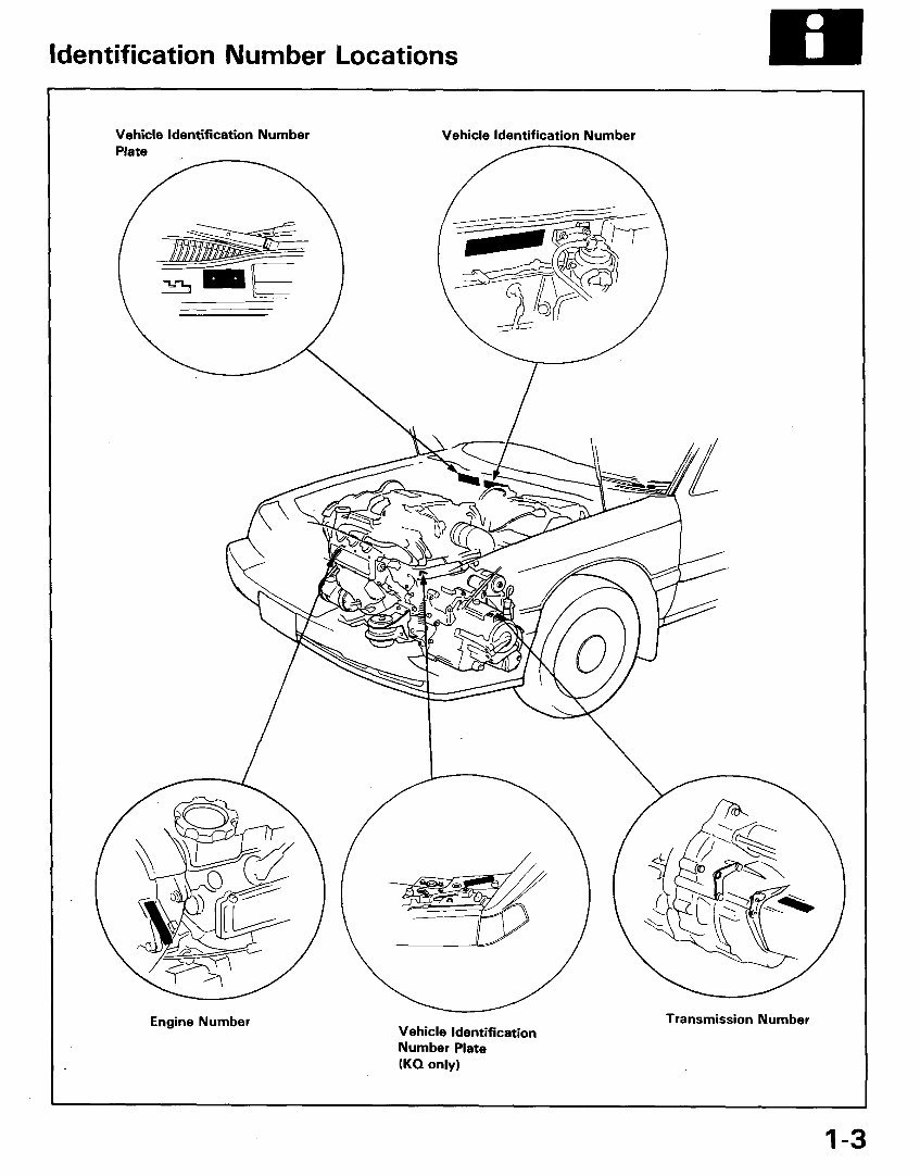 1988 - 1990 Honda Legend Factory Service & Repair Manual preview img 2