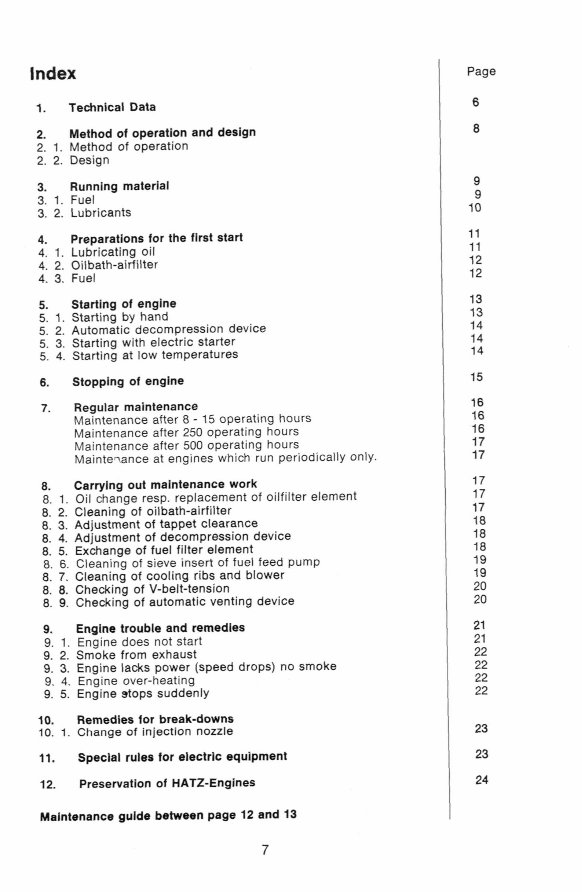 Hatz 108 Instruction Manual preview img 8