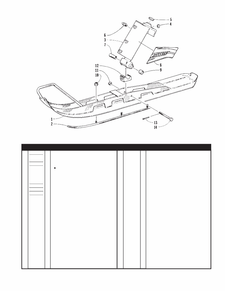 ARCTIC CAT JAG 440 DELUXE SNOWMOBILE Parts Manual Catalog preview img 2