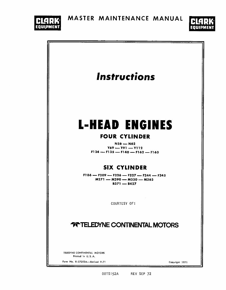 CLARK Forklift C500 20/30 Workshop Service Shop Repair Manual preview img 7