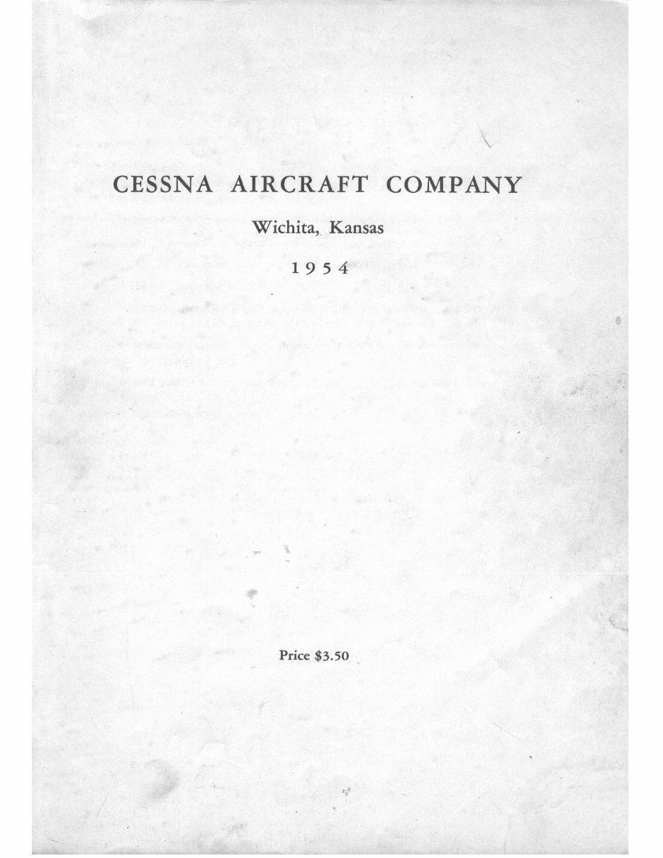 1954 Cessna 120 & 140 Parts Catalog preview img 2