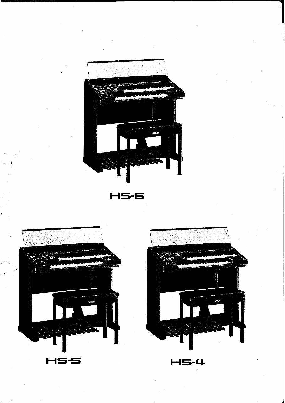 YAMAHA ELECTONE HS4 HS5 HS6 HS7 Service Manual preview img 2