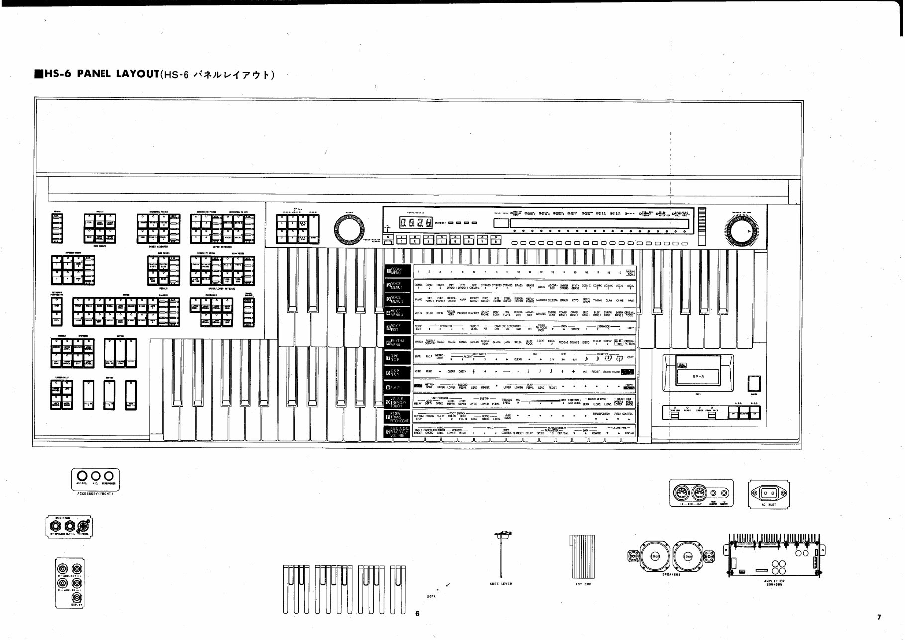 YAMAHA ELECTONE HS4 HS5 HS6 HS7 Service Manual preview img 8