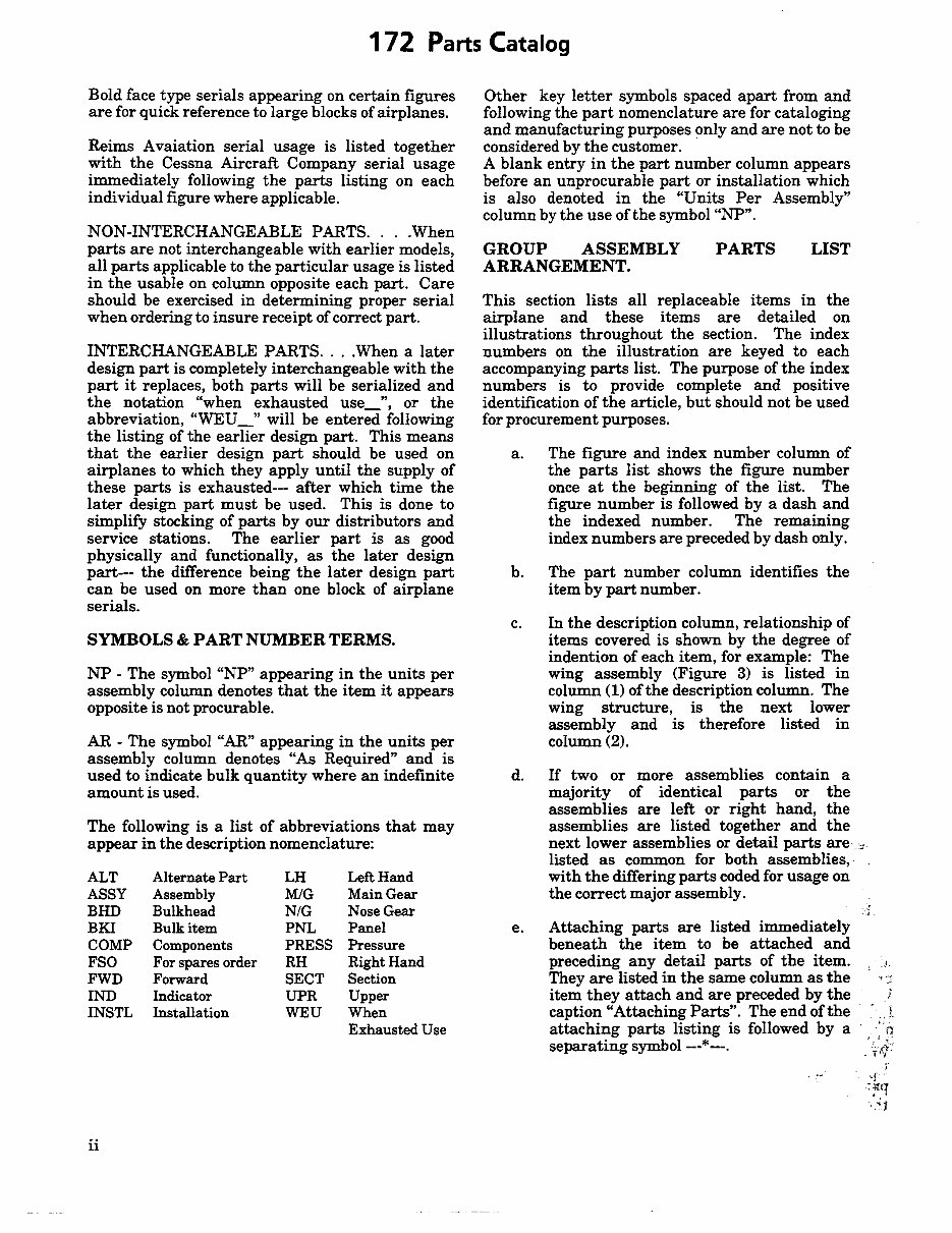 1975-1986 Cessna 172 Parts Catalog preview img 4