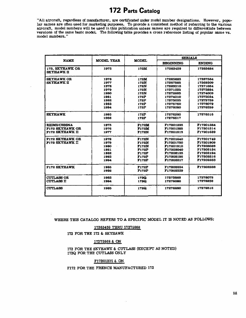 1975-1986 Cessna 172 Parts Catalog preview img 7