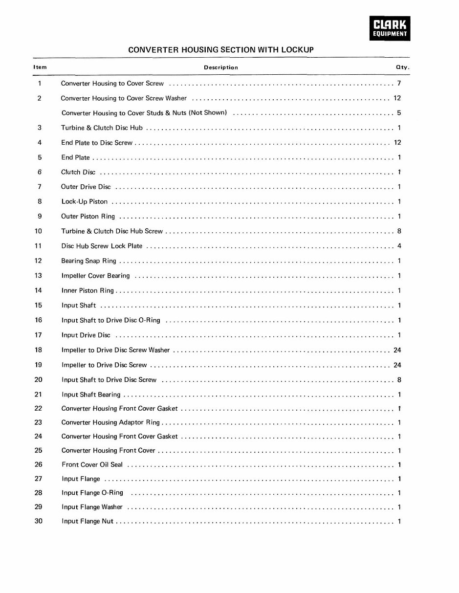 CLARK HURTH 28000 POWERSHIFT Transmission Workshop Service M preview img 10