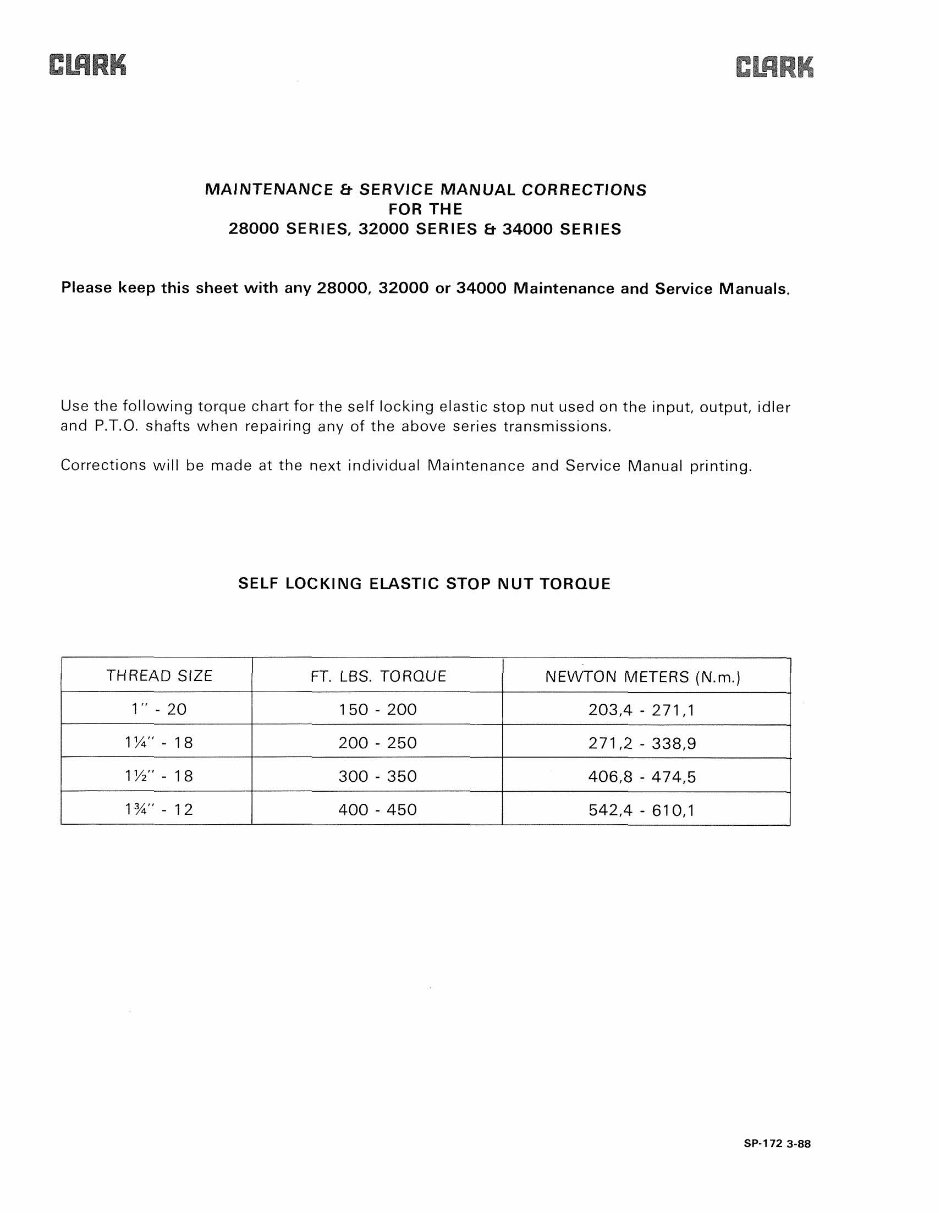 CLARK HURTH 28000 POWERSHIFT Transmission Workshop Service M preview img 3