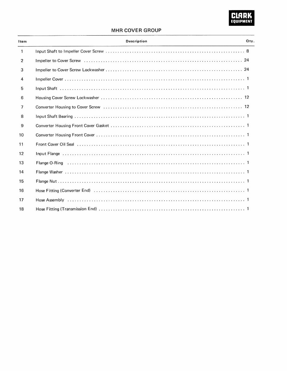 CLARK HURTH 28000 POWERSHIFT Transmission Workshop Service M preview img 8