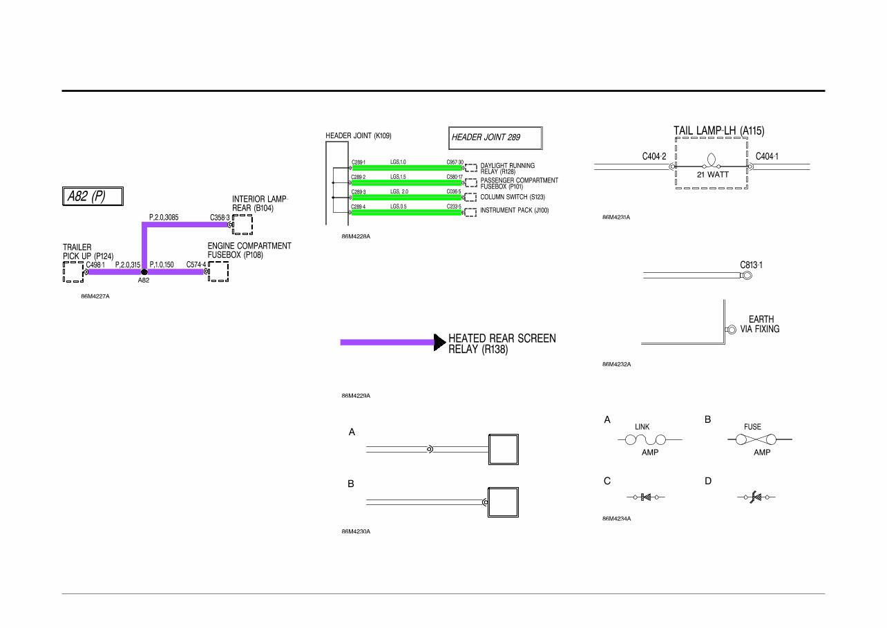 Land Rover Defender TD5 Full Electrical Diagram/Schematic preview img 4