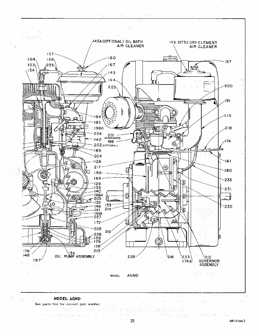 Wisconsin Engine parts manual AGND IPL preview img 3