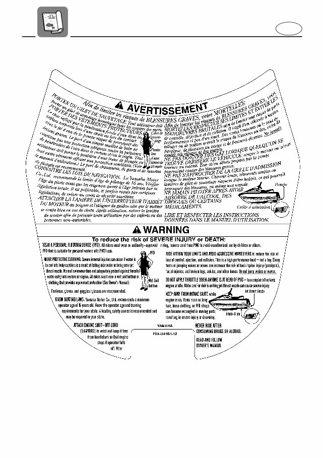 2002 Yamaha Wave Runner GP1200 Owner manual preview img 10