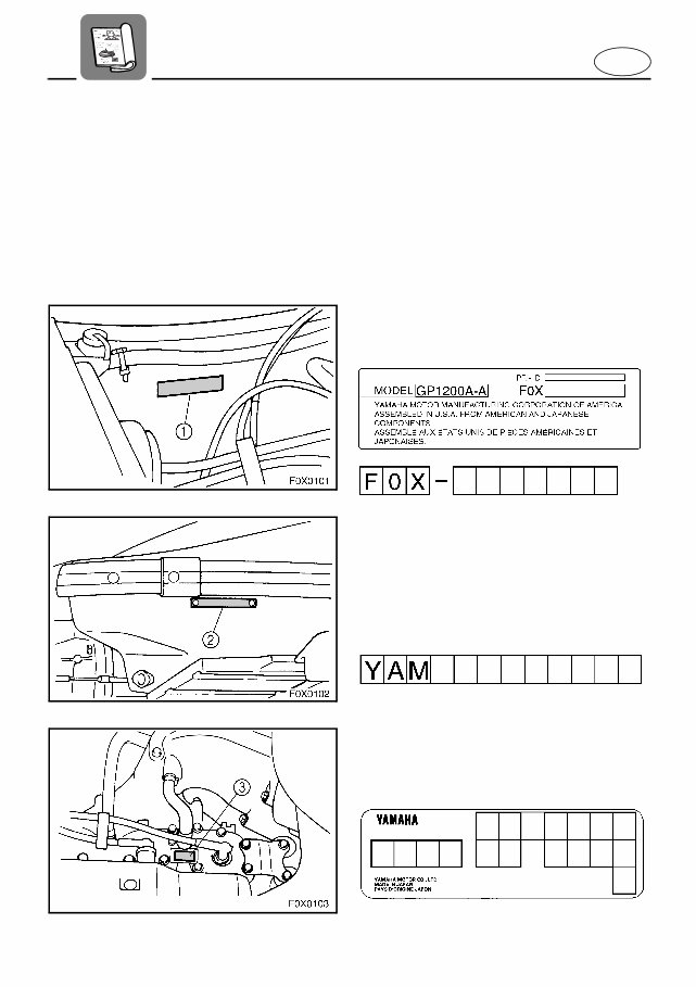 2002 Yamaha Wave Runner GP1200 Owner manual preview img 8