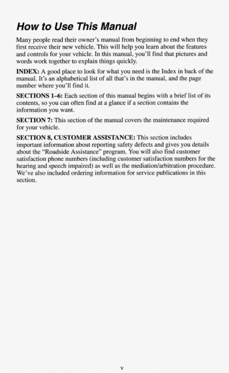 1994 GMC Jimmy Owners Manual preview img 7