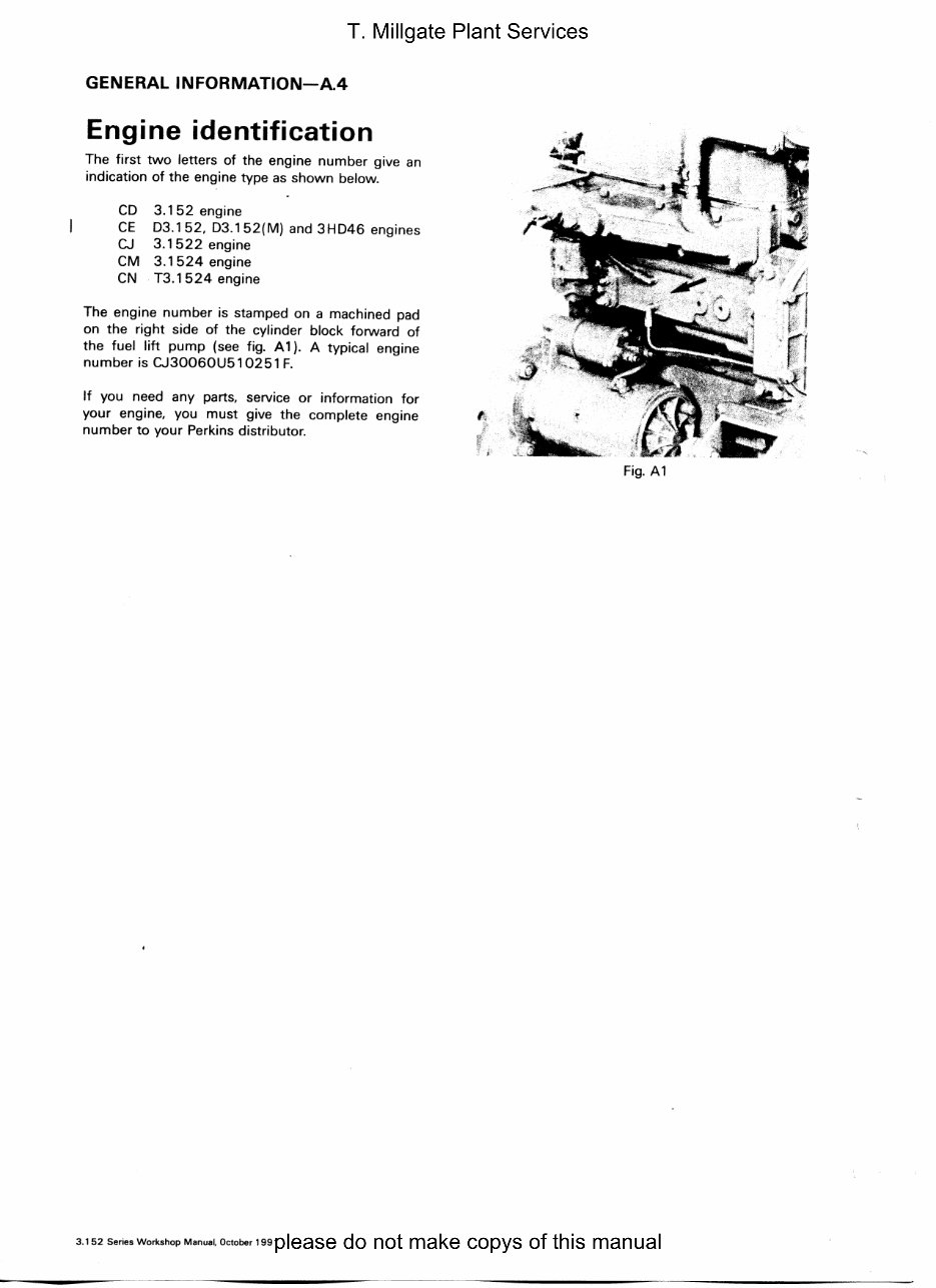 MASSEY FERGUSON Engines Supplement Workshop Manual preview img 9