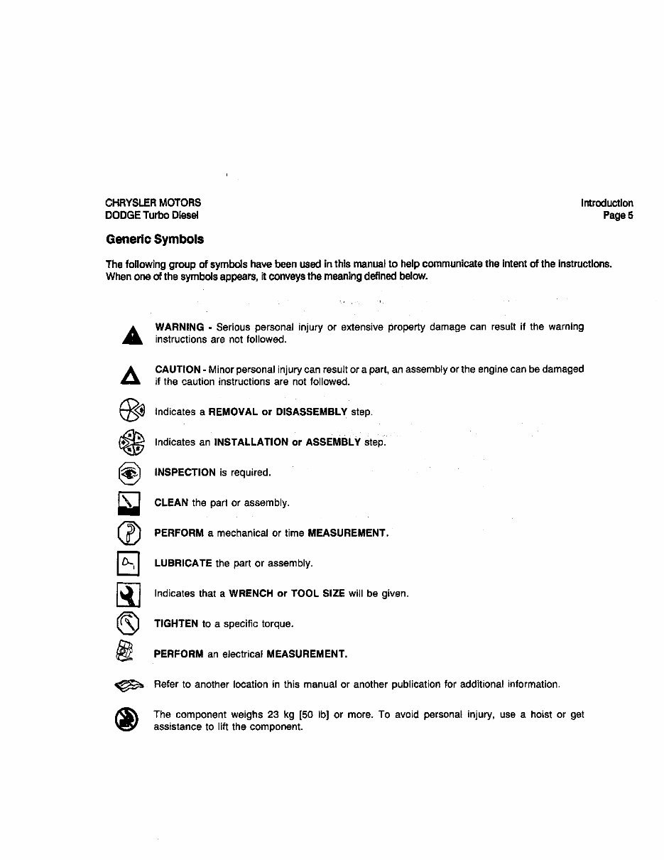 1991 Dodge Ramcharger Service & Repair Manual Software preview img 5