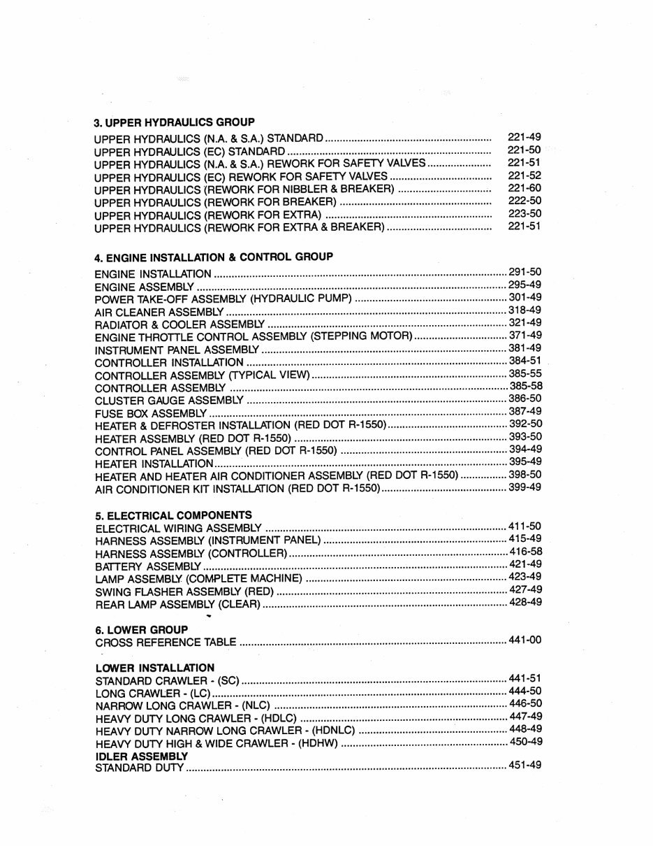 Kobelco SK220LC MARK IV Hydraulic Exavator Illustrated Parts List Manual - After Serial Number LLU1801; With CUMMINS Diesel Engi preview img 10
