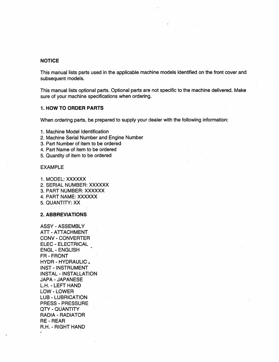 Kobelco SK220LC MARK IV Hydraulic Exavator Illustrated Parts List Manual - After Serial Number LLU1801; With CUMMINS Diesel Engi preview img 6
