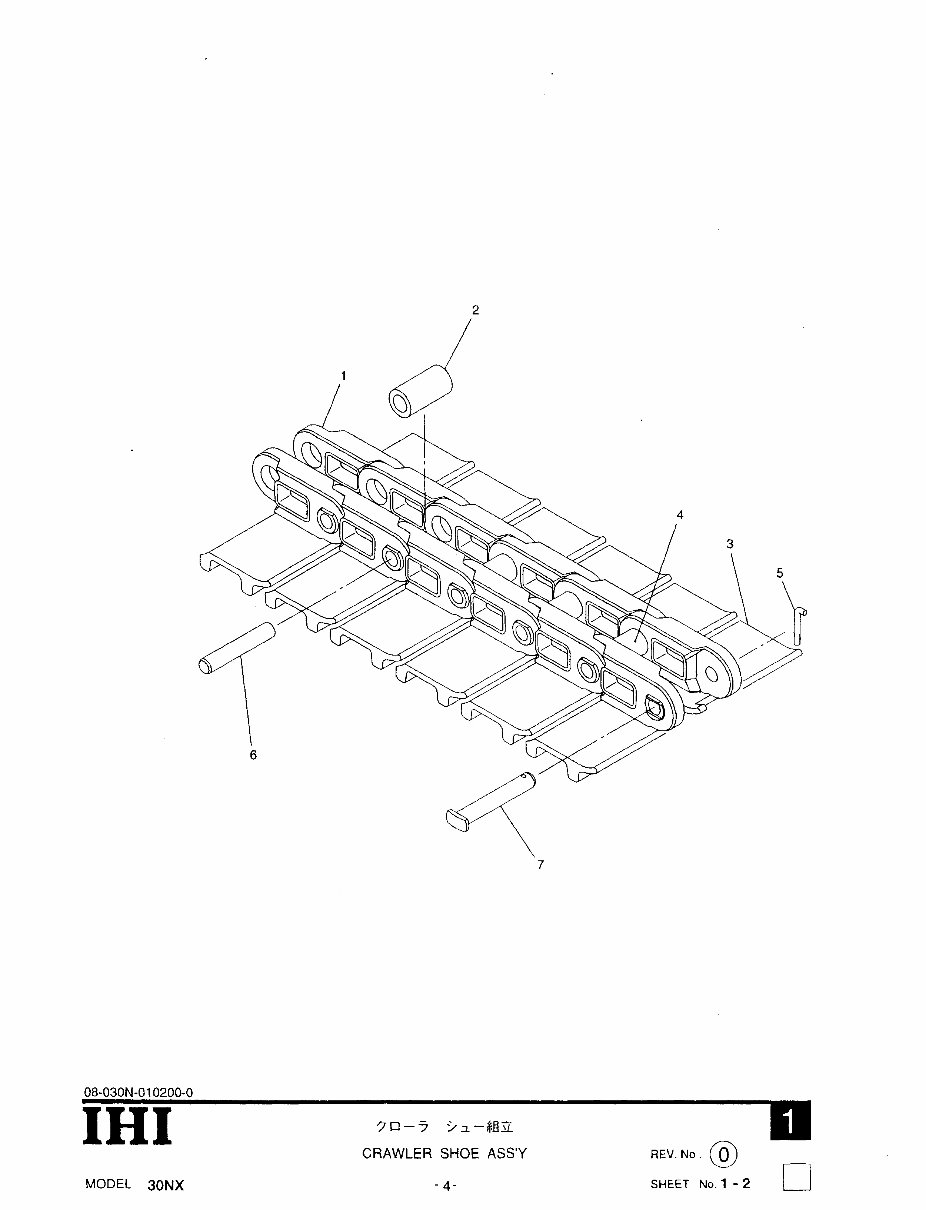 IHI 30NX Mini Excavator Parts Catalog preview img 10