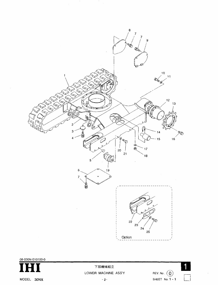 IHI 30NX Mini Excavator Parts Catalog preview img 8