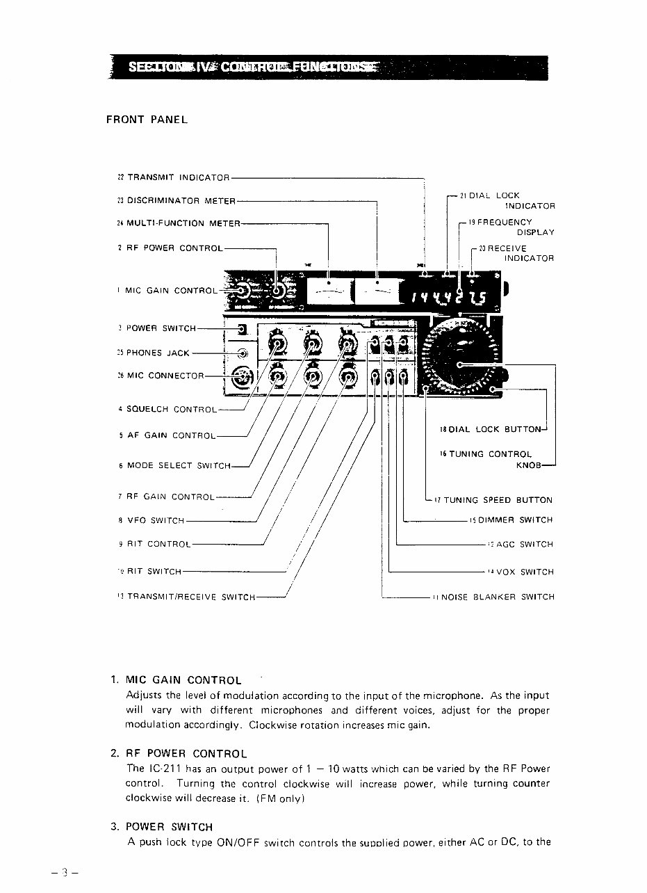 ICOM Service Manual IC 211 preview img 9