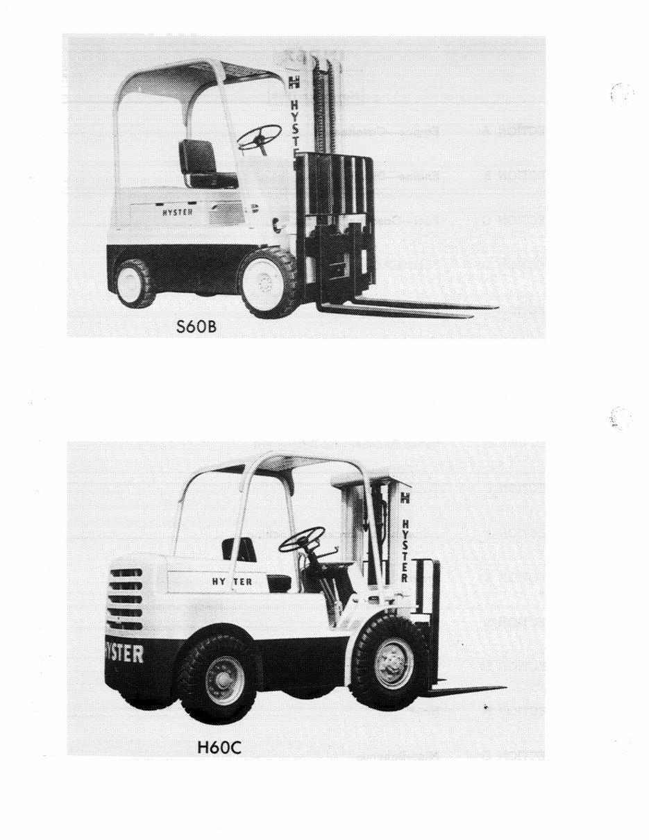 Hyster Challenger H60c, H70c, H80c, H90c, H100c, H120c, Spacesaver S60b, S70b, S80b, S100b Forklift Complete Workshop Service Re preview img 4