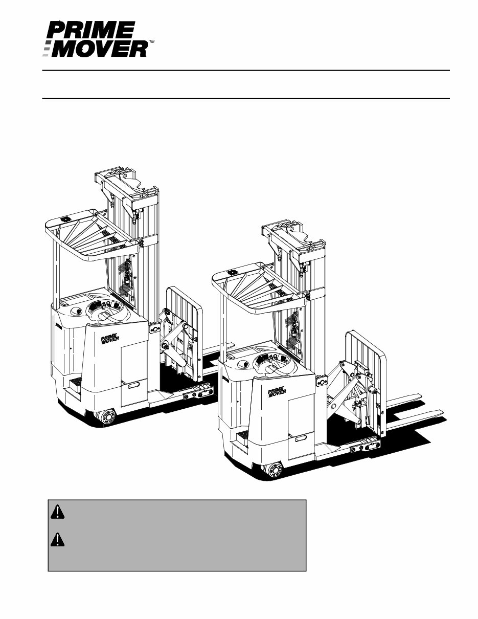 PRIME MOVER RTX35 RTX45 FORK Truck Workshop Service Repair M preview img 1
