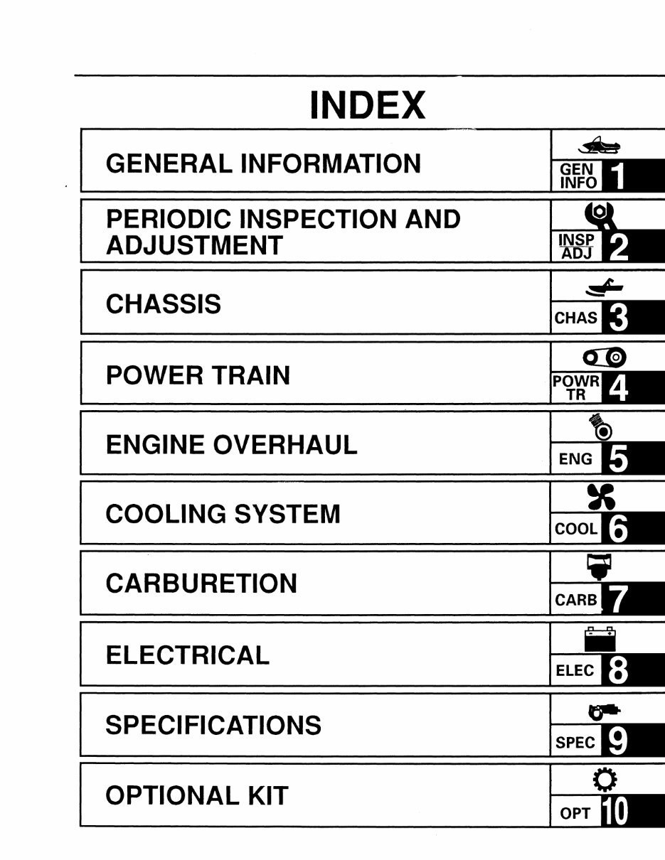 2000 Yamaha V Max 600 Deluxe (Elec. Start) Service & Repair Manual preview img 2