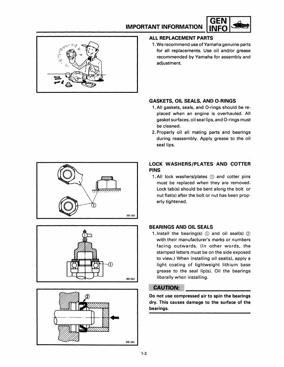 2000 Yamaha V Max 600 Deluxe (Elec. Start) Service & Repair Manual preview img 6
