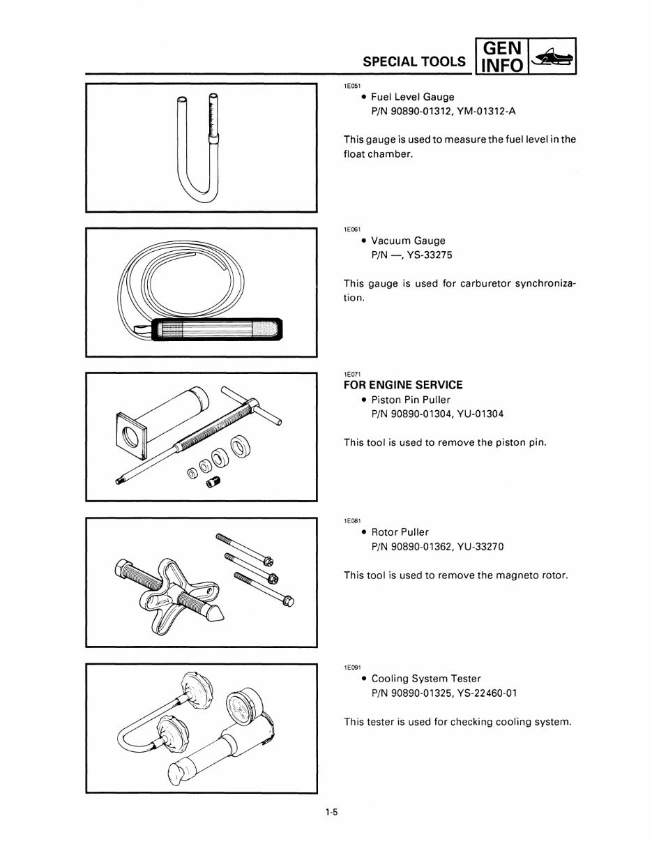 2000 Yamaha V Max 600 Deluxe (Elec. Start) Service & Repair Manual preview img 8