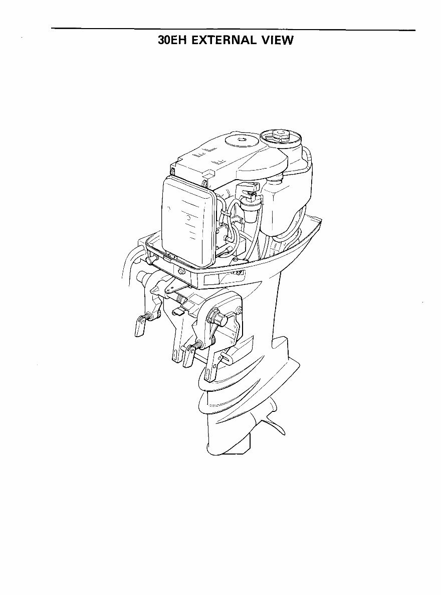 Yamaha Outboard 1992 30 hp 2 cyl. (496cc) 2-stroke Service/Shop Repair Manual Instant preview img 4
