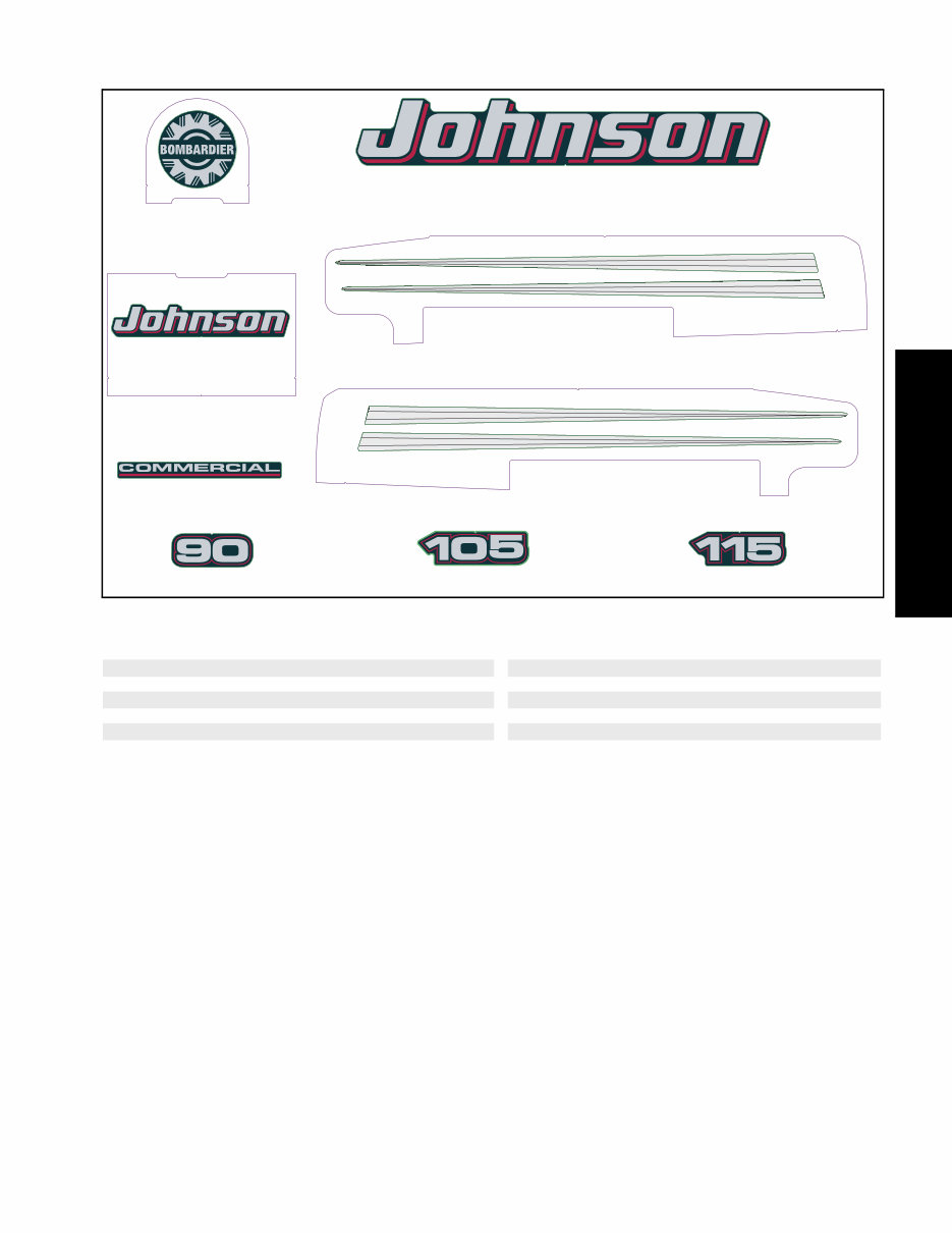 2003 Johnson Evinrude 90HP, 105HP, 115HP 2-Stroke Parts Catalog Manual preview img 5