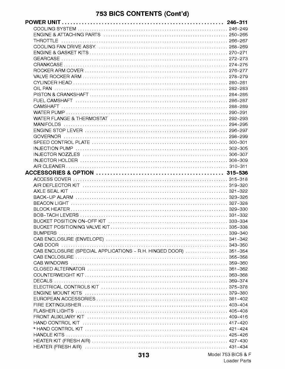 Model 753F Skid Steer Loader Parts Catalog preview img 7