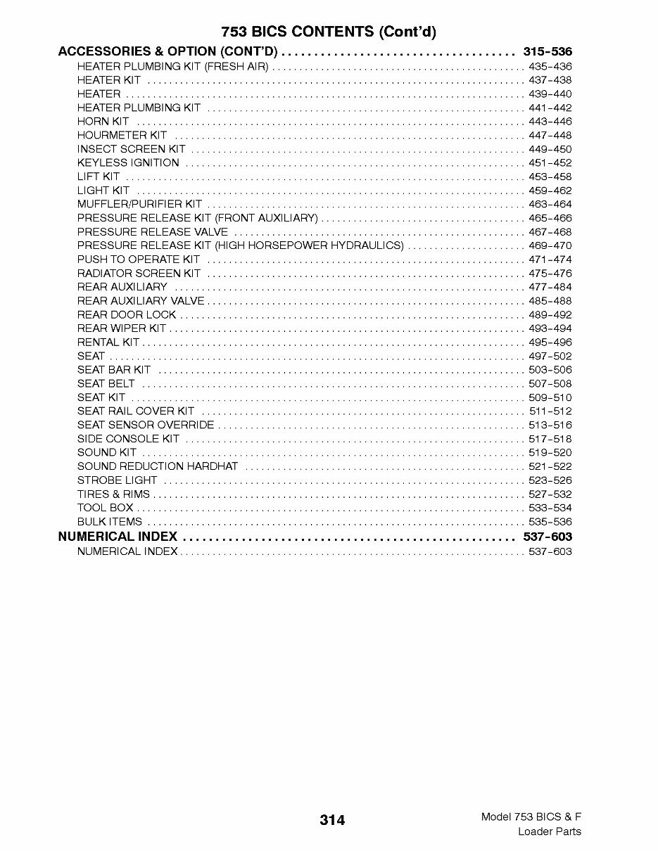 Model 753F Skid Steer Loader Parts Catalog preview img 8
