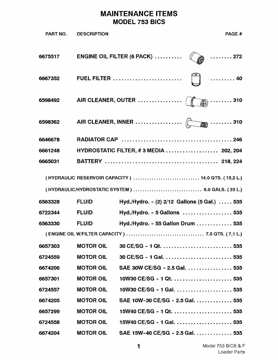 Model 753F Skid Steer Loader Parts Catalog preview img 9