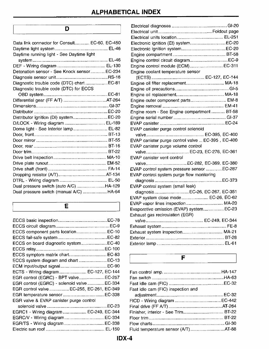 Mercury Villager 1998 Workshop Service Repair Manual preview img 4