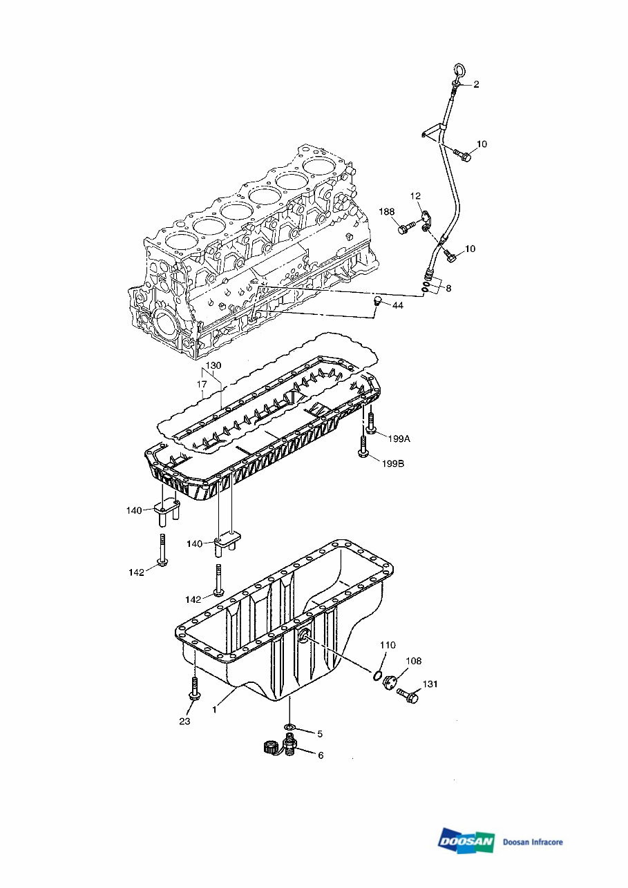 DAEWOO DOOSAN DX530LC-3 Crawler Excavator Service Parts Catalogue Manual preview img 10